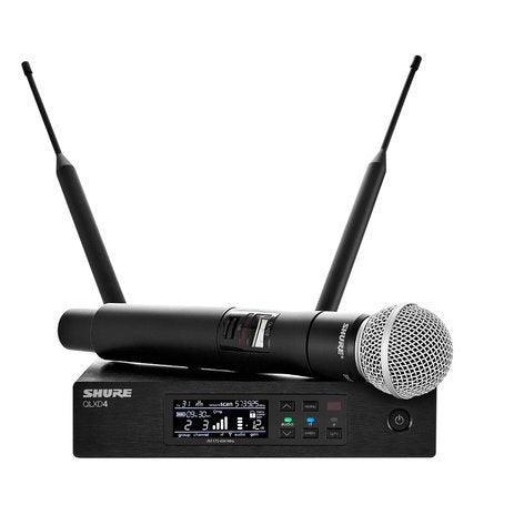 Shure QLXD24/SM58 QLX-D Series Single-Channel Digital Wireless Mic System with SM58 Handheld - Creation Networks