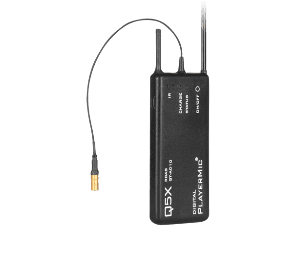 Shure QTAD10P Q5X PlayerMic Waterproof Flexible Bodypack Transmitter - Creation Networks