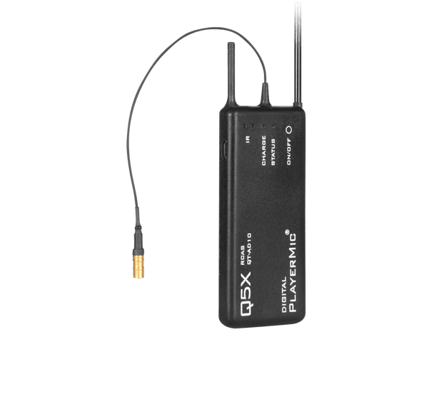 Shure QTAD10P Q5X PlayerMic Waterproof Flexible Bodypack Transmitter - Creation Networks