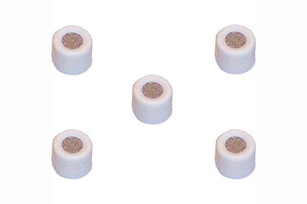 Shure RPM218 Filtered Protective Mid Boost Cap for WL50W, White with Silver Top (Contains Five) - Creation Networks