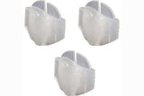 Shure RPM40SM – TwinPlex Clear Sticky Mount, 3-Pack Microphones Shure