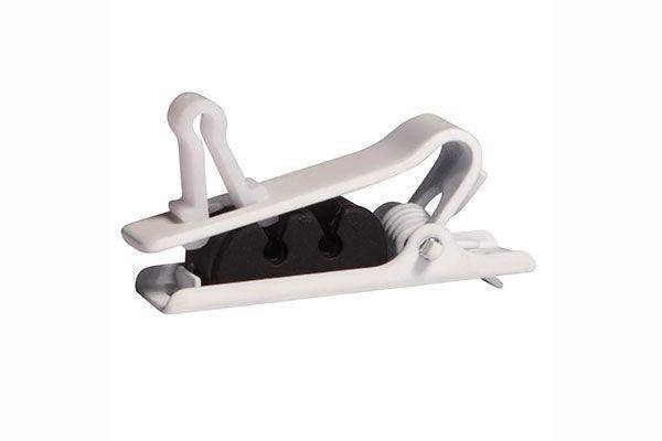 Shure RPM40STC/W SINGLE MOUNT WHITE TIE CLIP, QTY. 3 - Creation Networks