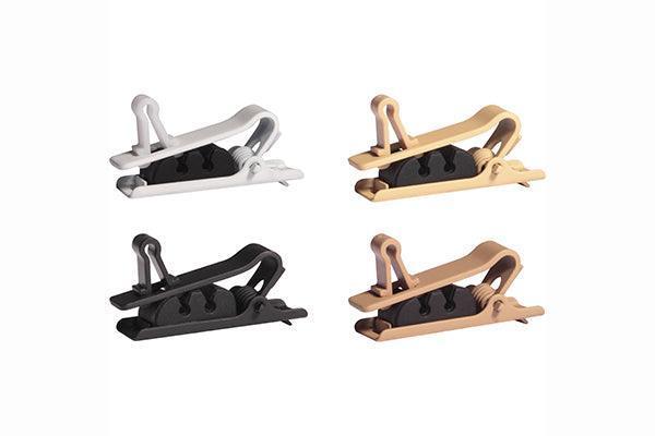 Shure RPM40TC/C DUAL MOUNT COCOA TIE CLIP, 3 PCS. - Creation Networks