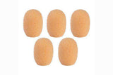 Shure RPM40WS/T – Tan Windscreen for TwinPlex TL/TH, 5-Pack Microphones Shure