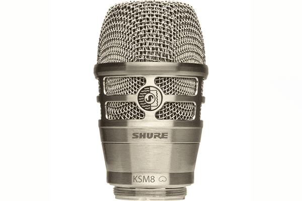 Shure RPW170 KSM8 Dualdyne Cardioid Dynamic Wireless Microphone Capsule (Nickel) - Creation Networks