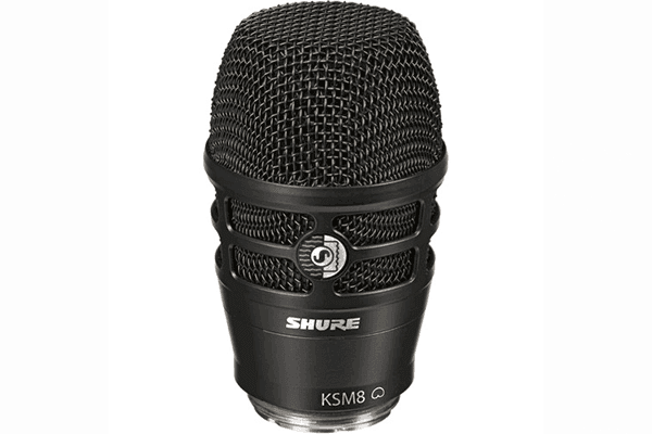Shure RPW174 KSM8 Dualdyne Cardioid Dynamic Wireless Microphone Capsule (Black) - Creation Networks