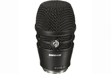 Shure RPW174 KSM8 Dualdyne Cardioid Dynamic Wireless Microphone Capsule (Black) - Creation Networks