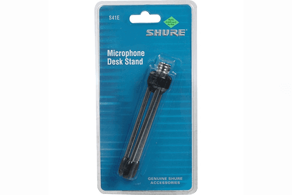 Shure S41E Folding Tripod Desk Stand (Priced Separately, Must purchase in qtys of 6) - Creation Networks