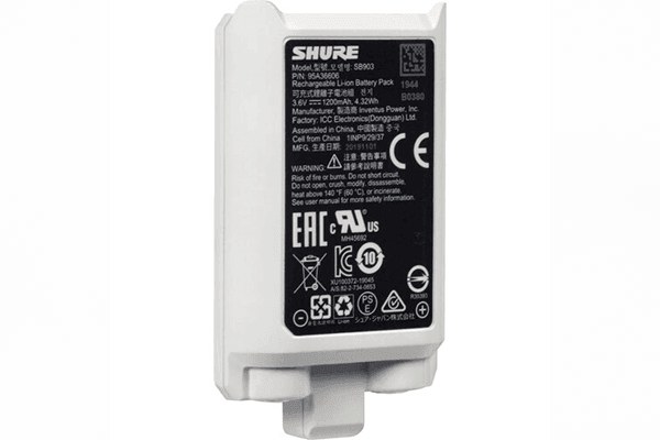 Shure SB903 Lithium-Ion Battery for SLX-D - Creation Networks