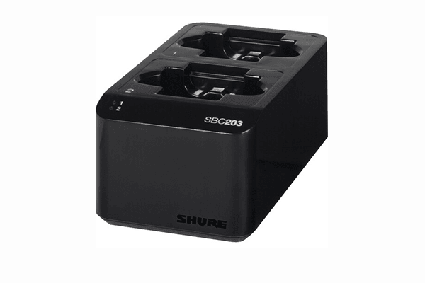 Shure SBC203-US Dual Docking Station for SLX-D transmitters and SB903 battery - Creation Networks