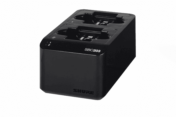 Shure SBC203-US Dual Docking Station for SLX-D transmitters and SB903 battery - Creation Networks