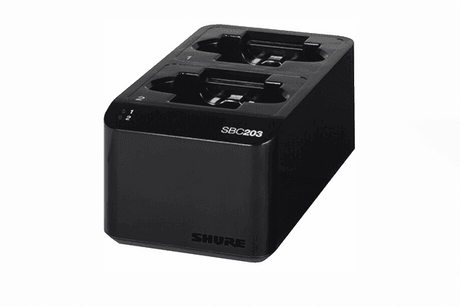 Shure SBC203-US Dual Docking Station for SLX-D transmitters and SB903 battery - Creation Networks