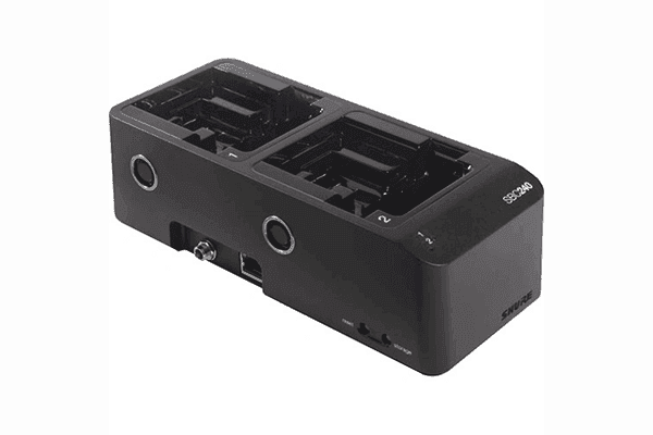 Shure SBC240 Two-Bay Networked Docking Charger (No Power Supply) - Creation Networks