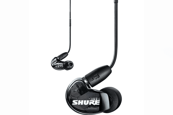 Shure SE215DYBK+UNI SE215 EARPHONE,BLACK W/MODEL:RMCE-UNI - Creation Networks