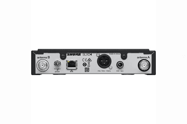 Shure SLXD14/153T Combo System with SLXD1 Bodypack, SLXD4 Receiver, and MX153T Earset Headworn Microphone - Creation Networks