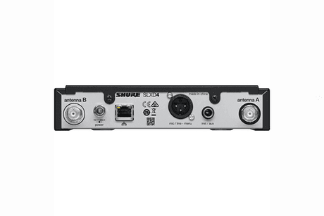 Shure SLXD14/153T Combo System with SLXD1 Bodypack, SLXD4 Receiver, and MX153T Earset Headworn Microphone - Creation Networks