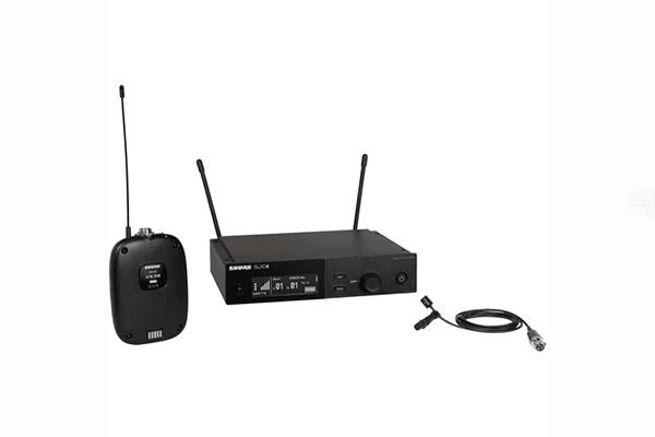 Shure SLXD14/93 Combo System with SLXD1 Bodypack, SLXD4 Receiver, and WL93 Lavalier Microphone - Creation Networks