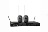 Shure SLXD14D Dual-Channel Digital Wireless Bodypack System with No Mics (J52: 558 to 602 + 614 to 616 MHz) - SLXD14D-J52 Microphones Shure