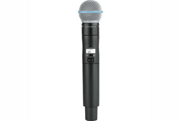 Shure ULXD2-B58 Digital Handheld Wireless Microphone Transmitter with Beta 58A Capsule (G50: 470 to 534 MHz) - ULXD2/B58=-G50 - Creation Networks