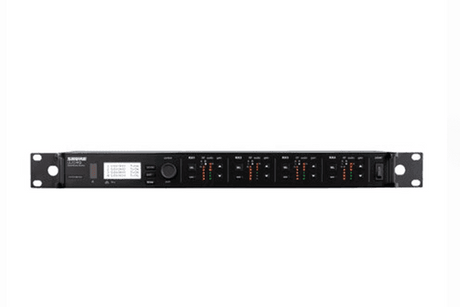 Shure ULXD4Q Quad-Channel Digital Wireless Mic Receiver - ULXD4Q=-V50 - Creation Networks