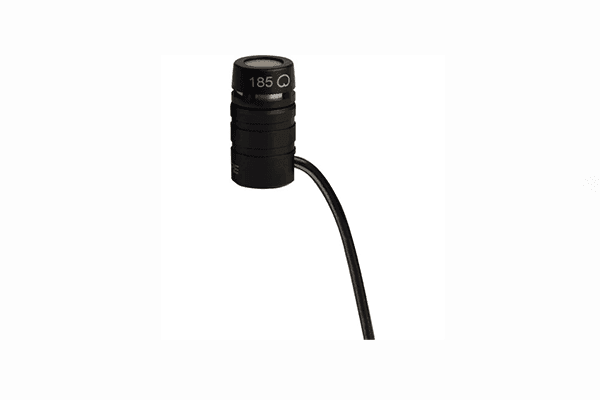Shure WL184 Supercardioid Lavalier Microphone with TA4F Connector (Black) - Creation Networks