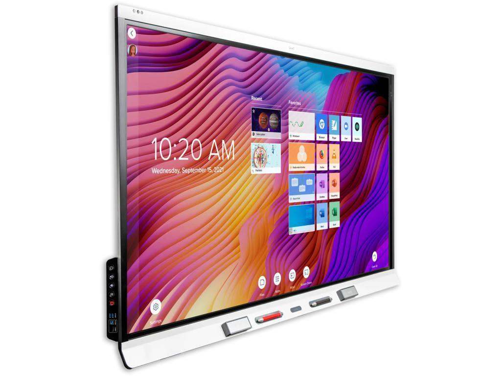 Smart 6286SCPW - 86" Smart Board, 4k Ultra HD w/ IQ (White Frame) - Creation Networks