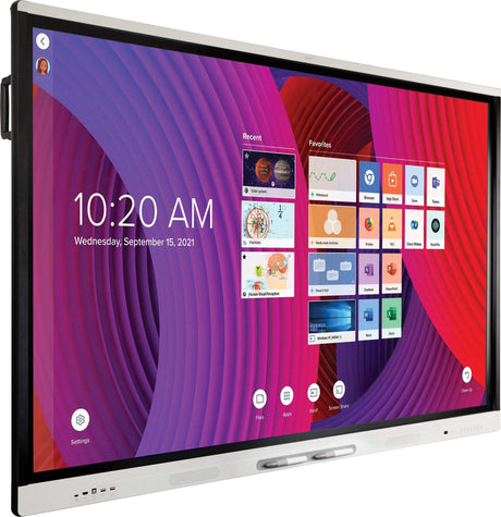 SMART Board 6075S-V3 75" interactive display with iQ and SMART Learning Suite - Creation Networks