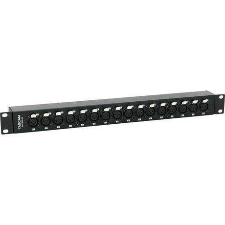 Tascam BO-16DX/IN Rackmount 16-Channel XLR Female to DB25 Adapter - Creation Networks