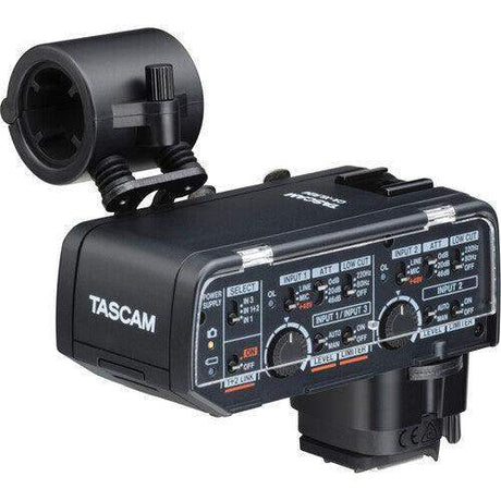 Tascam CA-XLR2d-C XLR Microphone Adapter Kit for Canon Cameras - Creation Networks