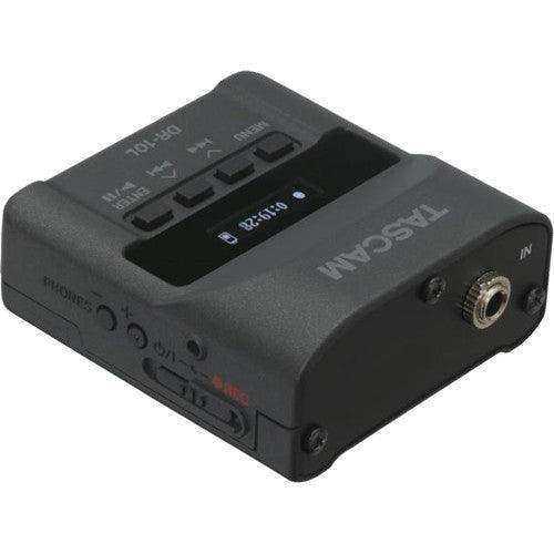 Tascam DR-10L Micro Portable Audio Recorder with Lavalier Microphone (Black) Audio Tascam