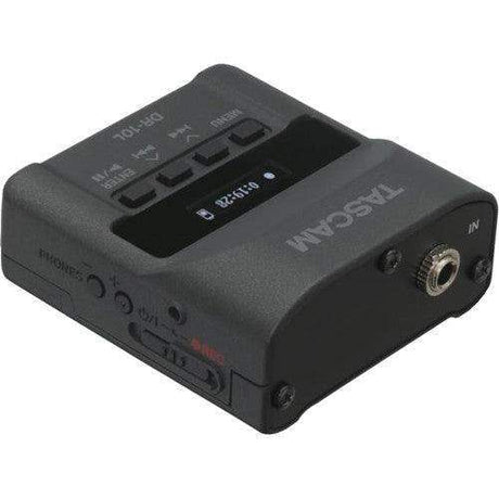 Tascam DR-10L Micro Portable Audio Recorder with Lavalier Microphone (Black) - Creation Networks