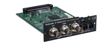 Tascam IF-MA64/EX MADI digital interface card for DA-6400/DA-6400dp - Creation Networks