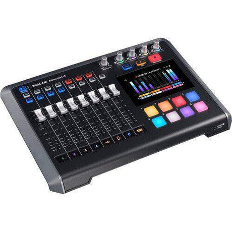 Tascam MIXCAST 4 Podcast Mixer, Recorder, and USB Audio - Creation Networks