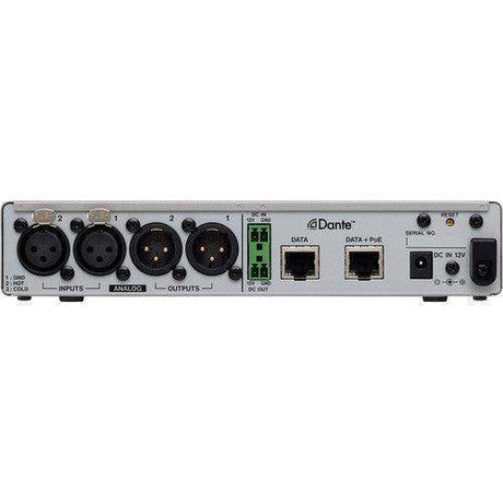 Tascam MM-2D-X 2-Channel Mic/Line Input/Output Dante Converter with Built-In DSP Mixer - Creation Networks