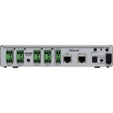 Tascam MM-4D/IN-E 4-Channel Mic/Line Input Dante Converter with Built-In DSP Mixer - Creation Networks