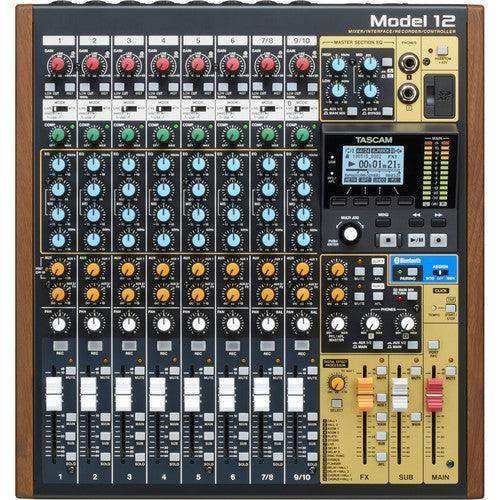 Tascam MODEL 12 Integrated Production Suite Mixer/Recorder/USB Interface Audio Players & Recorders Tascam