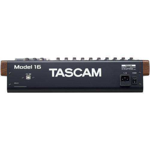 Tascam MODEL 16 Hybrid 14-Channel Mixer, Multitrack Recorder, and USB Audio Interface Audio Players & Recorders Tascam