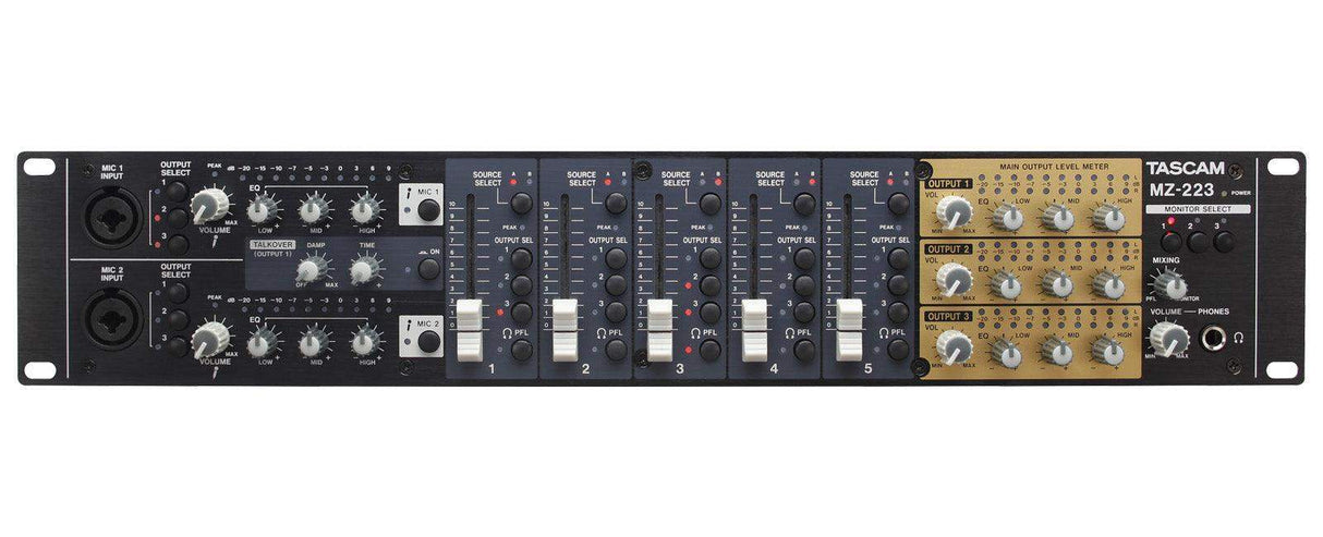 Tascam MZ-223 Industrial-Grade Zone Mixer - Creation Networks