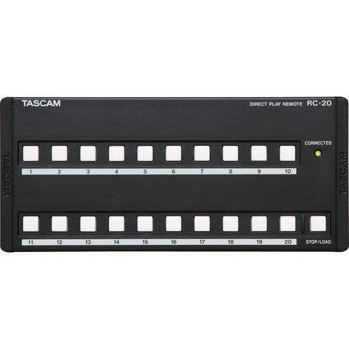 Tascam RC-20 Direct Play Remote for CD-500/CD-500B - Creation Networks