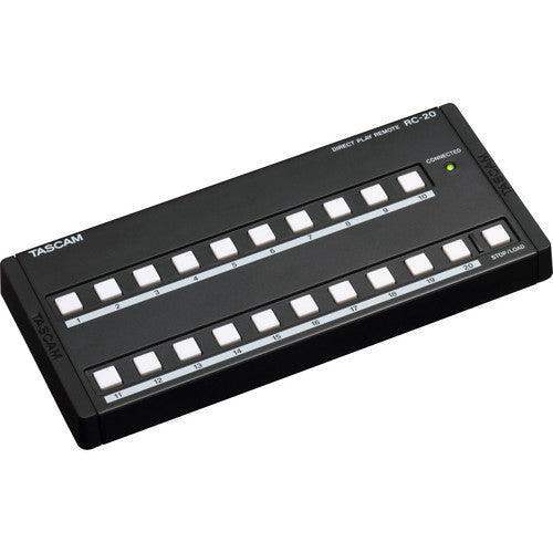Tascam RC-20 Direct Play Remote for CD-500/CD-500B - Creation Networks