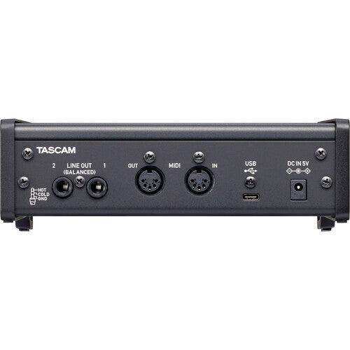 Tascam US-2X2HR Desktop 2x2 USB Type-C Audio/MIDI Interface Audio Tascam