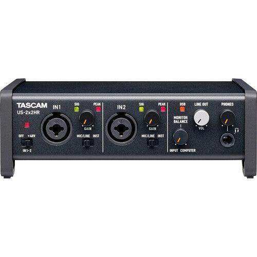 Tascam US-2X2HR Desktop 2x2 USB Type-C Audio/MIDI Interface Audio Tascam