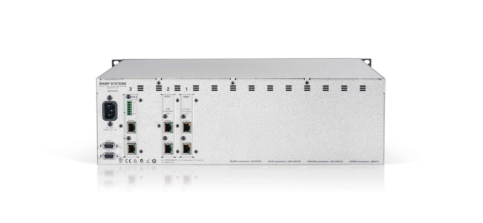 Biamp Tesira SERVER-IO AVB Configurable I/O DSP With AVB - 911.0301.90