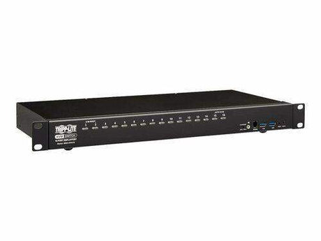Tripp Lite DisplayPort/USB KVM Switch 16-Port With Audio/Video and USB Peripheral Sharing, 4K 60 Hz, 1U Rack-Mount - KVM- B024-DPU16 - Creation Networks