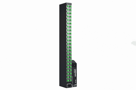 tvONE 1RK-SPDR-STRIP-23 ONErack Spider Multi Voltage Vertical PSU Strip - 23 Module Slots & 14 Voltage Modules Included - Creation Networks