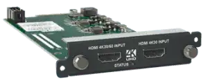 tvONE 2-Input 4K 30-60 HDMI Module for CORIOmaster - CM-HDMI-4K-2IN Video Wall Processors tvONE