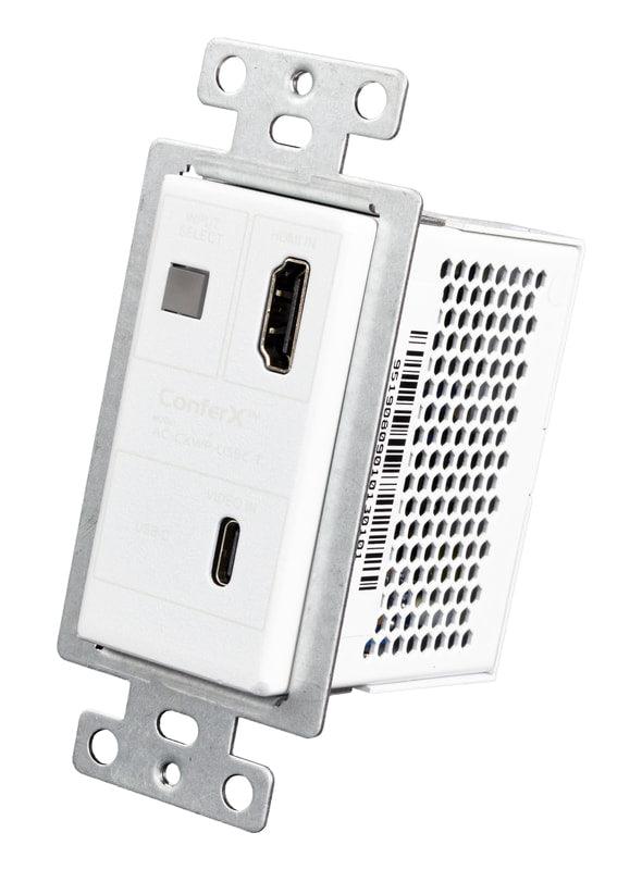 AV Pro Edge AC-CXWP-USBC-T HDMI or USB-C Wall Plate Transmitter via HDBaseT - Creation Networks