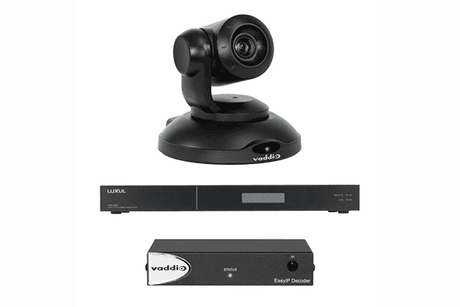 Vaddio- 999-30231-000 EasyIP 20 Mixer Base Kit EasyIP 20 Mixer Base Kit Series (Black) - Creation Networks