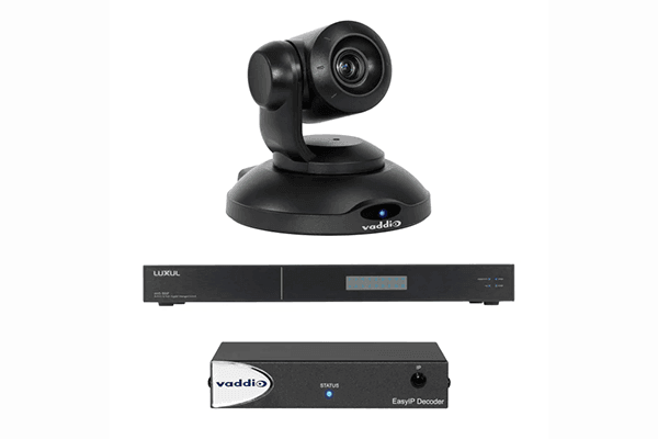 Vaddio- 999-30232-000 EasyIP 20 Base Kit with Professional IP PTZ Camera Series - Creation Networks