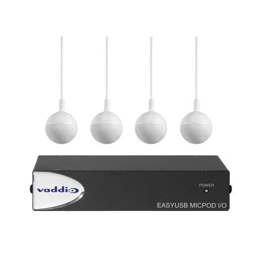 Vaddio- 999-88100-000 EasyUSB MicPOD I-O w-Four C-MICs N-A - Creation Networks